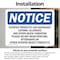Signmission Scented Products Can Aggravate Asthma Allergies, 7 in W x Rectangle, Vinyl Decal OS-2PACK-NS-D-57-L-18250 - alternate 5